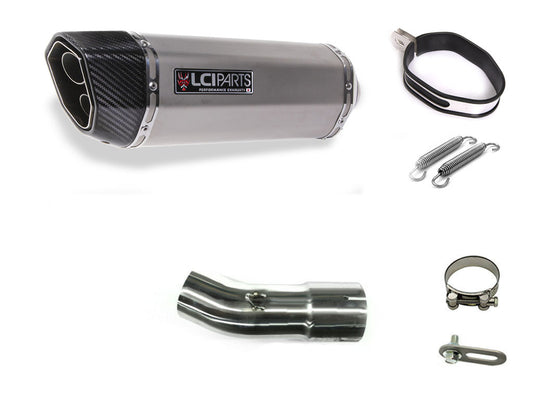 カワサキ ZX10R ZX-10R 2011-2015 LCIPARTS ツインエンド　ステンレス スリップオンマフラー