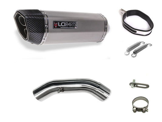 KTM DUKE125 DUKE200 DUKE250 DUKE390 2020-2023 LCIPARTS ツインエンド ステンレス スリップオン マフラー