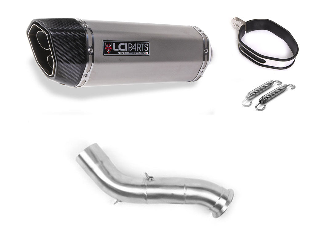 KTM DUKE790 2018-2024 LCIPARTS ツインエンド ステンレス スリップオン マフラー