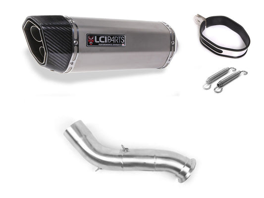 KTM DUKE790 2018-2024 LCIPARTS ツインエンド ステンレス スリップオン マフラー