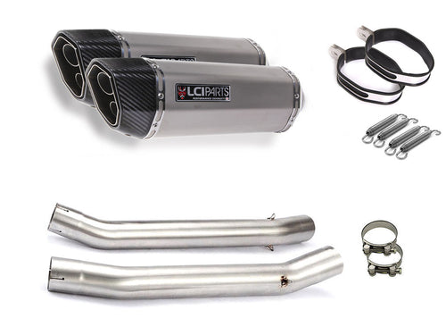 スズキ GSX1400 2001-2004 LCIPARTS ツインエンド　ステンレス スリップオンマフラー