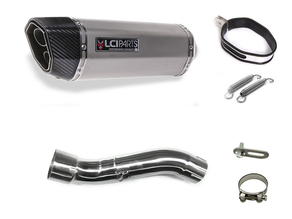 スズキ GSX250R 2017-2023 LCIPARTS ツインエンド ステンレス スリップオン マフラー