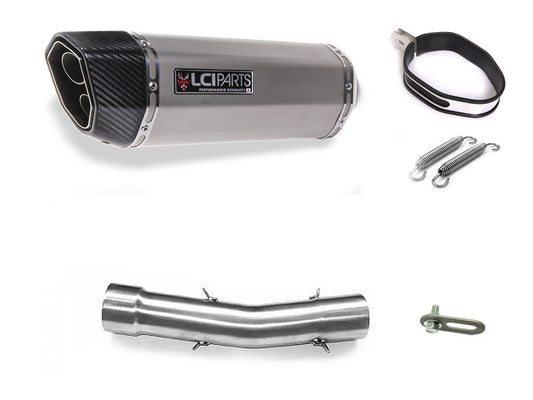 トライアンフ スプリントＳＴ 1998-2004 LCIPARTS ツインエンド　ステンレス スリップオンマフラー