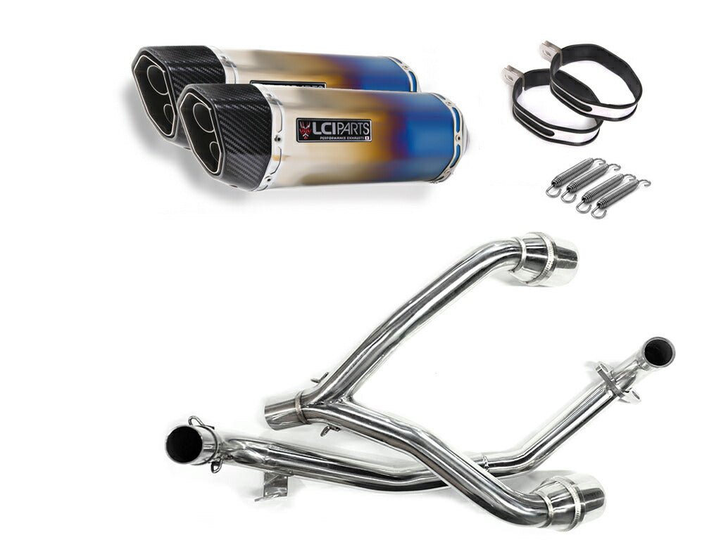 ホンダ GROM125 グロム125 2012-2015 JC61 LCIPARTS ツインエンド　チタン フルエキゾーストマフラー