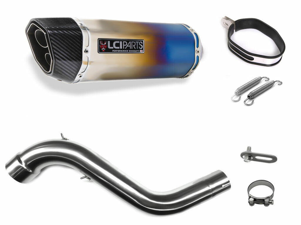 ホンダ VFR1200F VFR1200X 2010-2016　SC63 SC70 LCIPARTS ツインエンド　チタン スリップオンマフラー