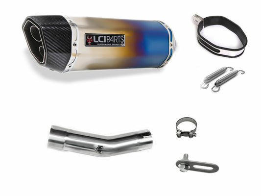 DUCATI モンスター / モンスター プラス （937） 2021-2024 LCIPARTS ツインエンド　チタン スリップオンマフラー