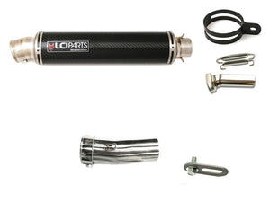 モトグッチ グリーソ８Ｖ GRISO LCIラウンドチタンカーボンスリップオンマフラー