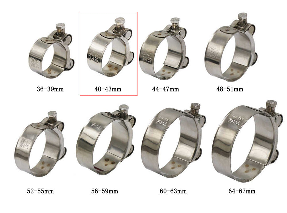 LCIPARTS パイプクランプ　40mm-43mm