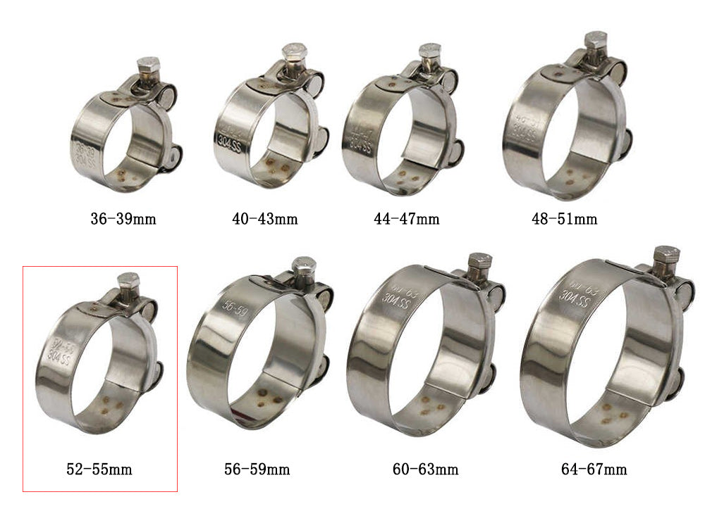 LCIPARTS パイプクランプ　52mm-55mm