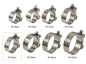 LCIPARTS パイプクランプ　52mm-55mm