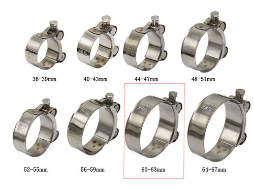 LCIPARTS パイプクランプ　60mm-63mm