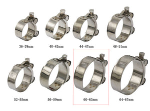 LCIPARTS パイプクランプ　60mm-63mm