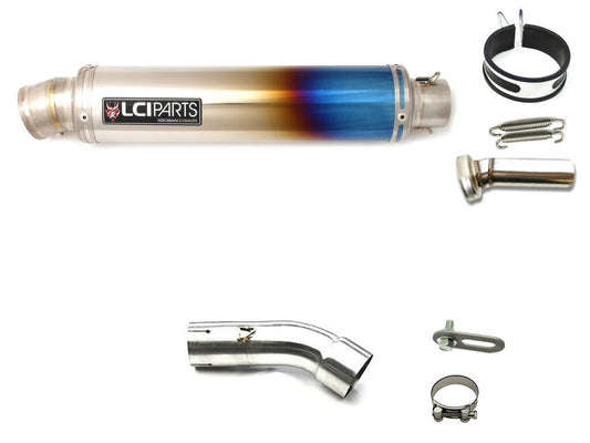 スズキ GSR750 2010-2016 LCIPARTS ラウンドフルチタンスリップオンマフラー