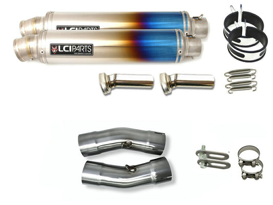 スズキ ハヤブサ Hyabusa 2021-2023 (8BL-EJ11A) LCIPARTS ラウンドフルチタンスリップオンマフラー