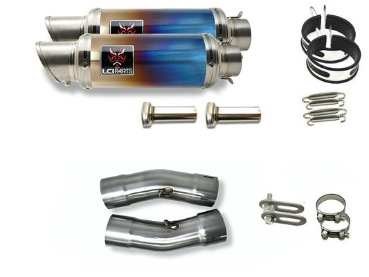 スズキ ハヤブサ Hyabusa 2021-2023 (8BL-EJ11A) LCIPARTS ショートチタン スリップオン マフラー