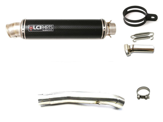 スズキ GSX-R1000 K5K6 2005-2006 LCIPARTS ラウンドチタンカーボンスリップオンマフラー