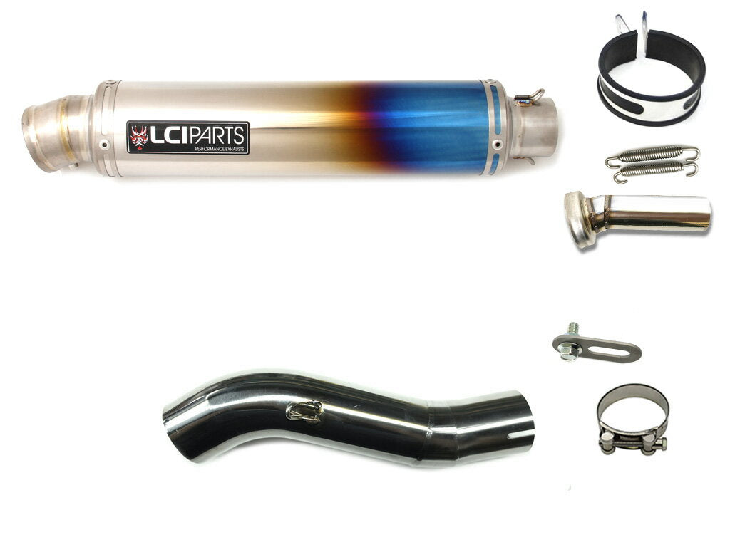 スズキ GSX-R600 GSX-R750 2008-2010 LCIPARTS ラウンドフルチタンスリップオンマフラー