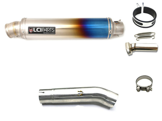 スズキ GSX-R600 GSX-R750 2011-2023 LCIPARTS ラウンドフルチタンスリップオンマフラー