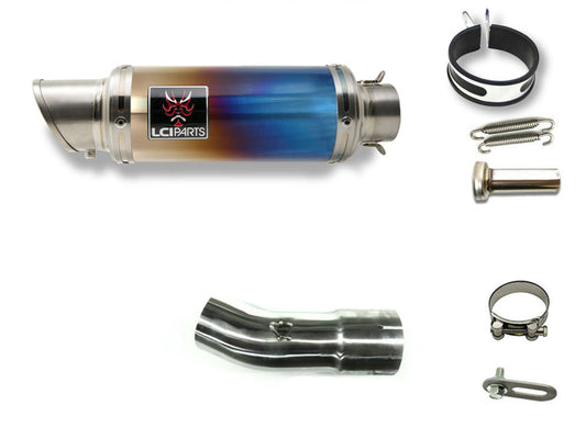 スズキ KATANA カタナ 2022-2024 《8BL-EK1AA》 LCIPARTS ショートチタン スリップオン マフラー