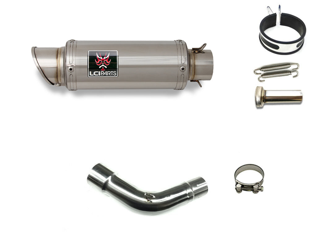 スズキ SV650 2016-2023 LCIPARTS ショートステンレス スリップオン マフラー