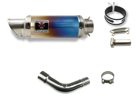スズキ SV650 2016-2023 LCIPARTS ショートチタン スリップオン マフラー
