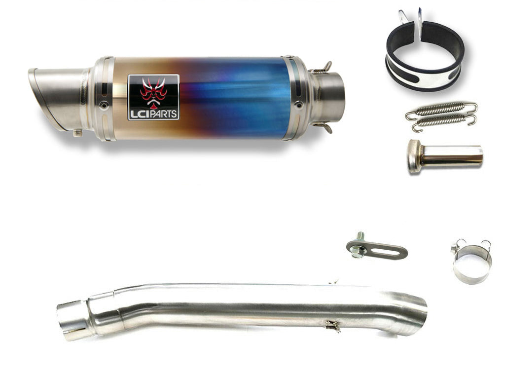 スズキ バンディット250 Bandit250 (GJ77A) LCIショートチタンスリップオンマフラー