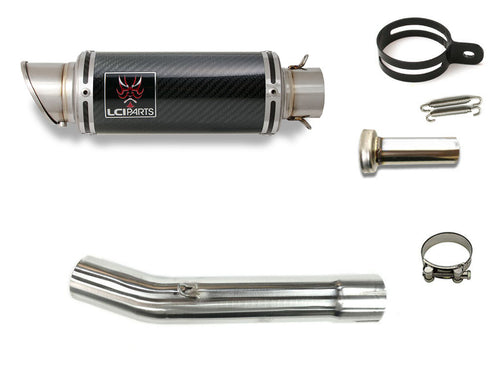 トライアンフ デイトナ955i Dytona955i 2002-2005 LCIショートカーボンスリップオンマフラー