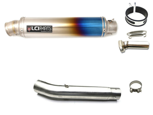 ヤマハ YZF-R6 1999-2002 LCIPARTS ラウンドフルチタンスリップオンマフラー