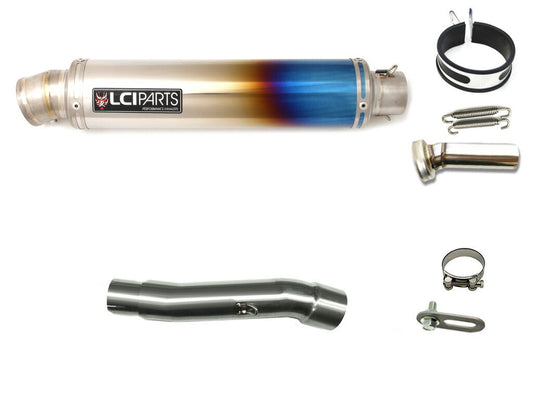 ヤマハ セロー250 XT250X 2005-2016 LCIPARTS ラウンドフルチタンスリップオンマフラー