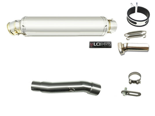 ヤマハ セロー250 XT250X 2005-2016 LCIPARTS ラウンドステンレススリップオンマフラー
